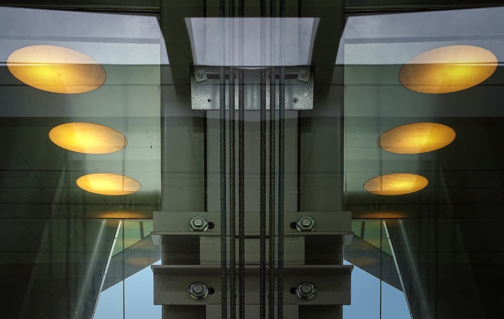 Abstract Industrial Reflections by Henk van Maastricht — canvas wall art