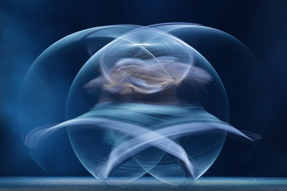 Ethereal Blue Dance by Nuno Borges — canvas wall art