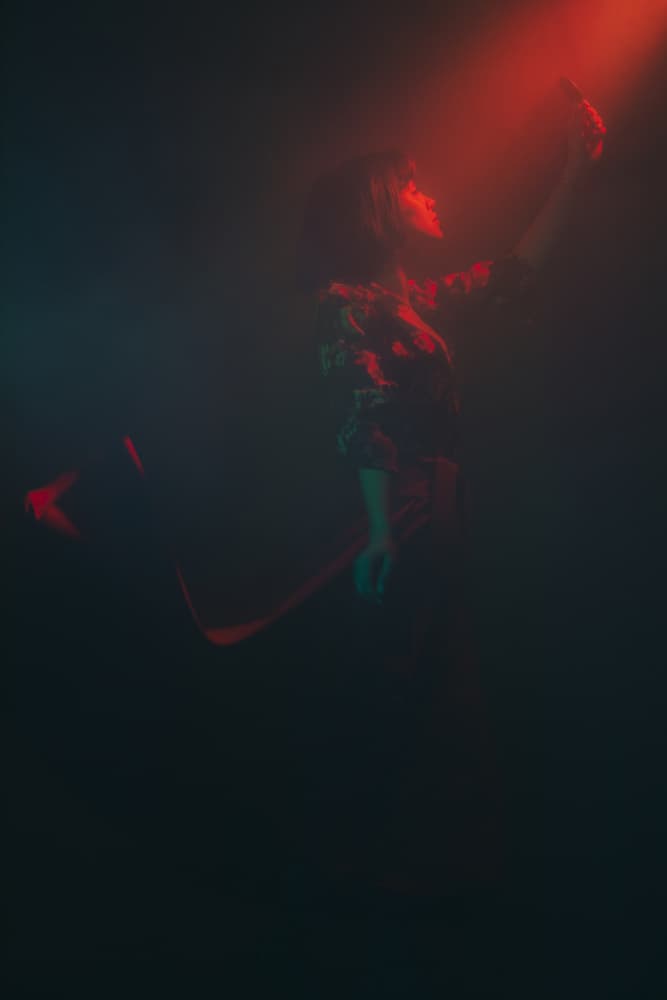 Dynamic Red Dance by Morteza ghanbari — canvas wall art