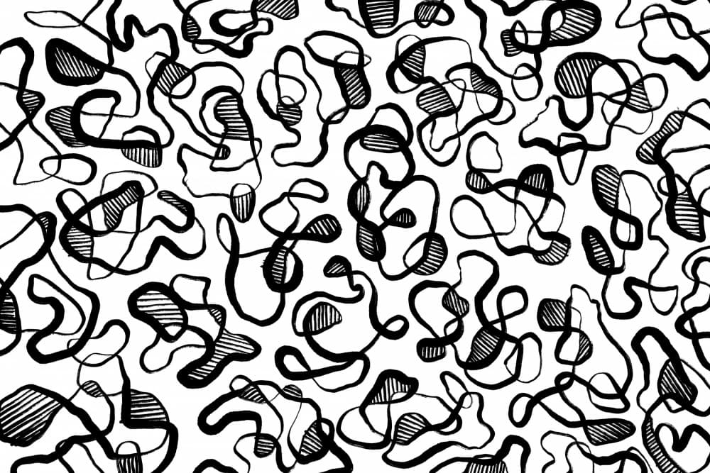 Chaotic Whirlwinds by Treechild — canvas wall art