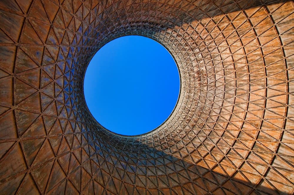Geometric Dome Sky by Jure Kravanja — canvas wall art