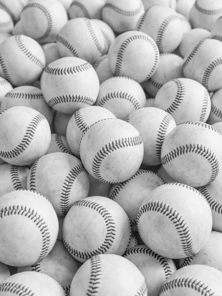 Many Baseballs by Andreas Magnusson — canvas wall art