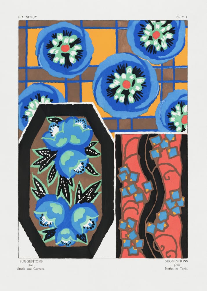 Pattern 01 by Emile Alain Seguy — canvas wall art