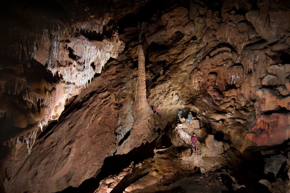 Mysterious Cave Interior by Christian Roustan (Kikroune) — canvas wall art