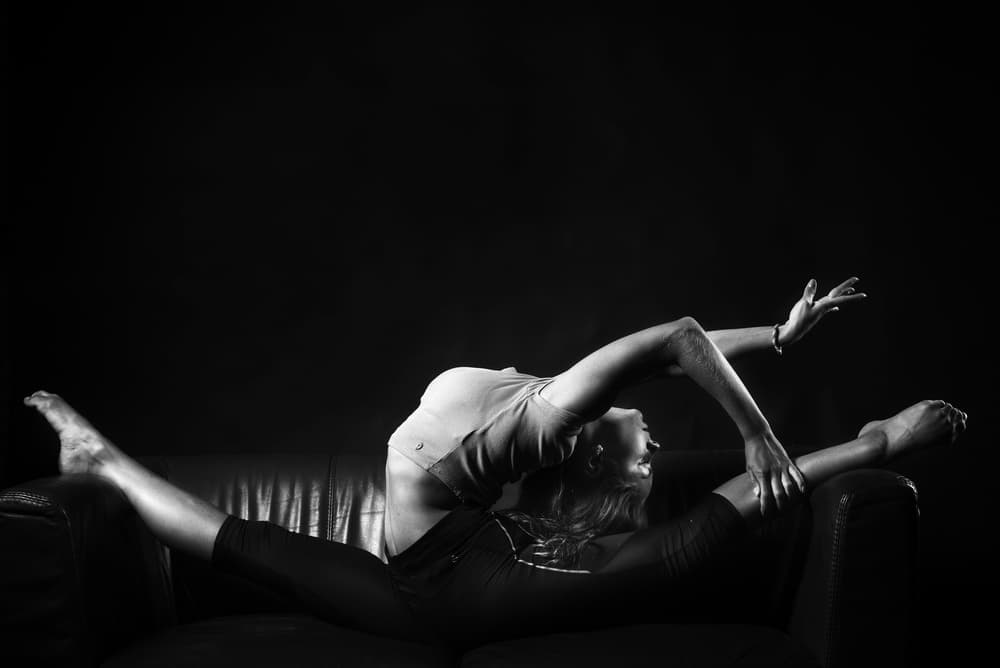 Graceful Contortion Pose by Axel K. Schoeps — canvas wall art