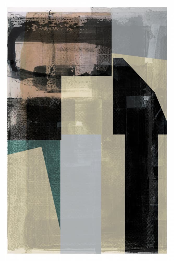 Geometric Color Blocks by cartissi — canvas wall art