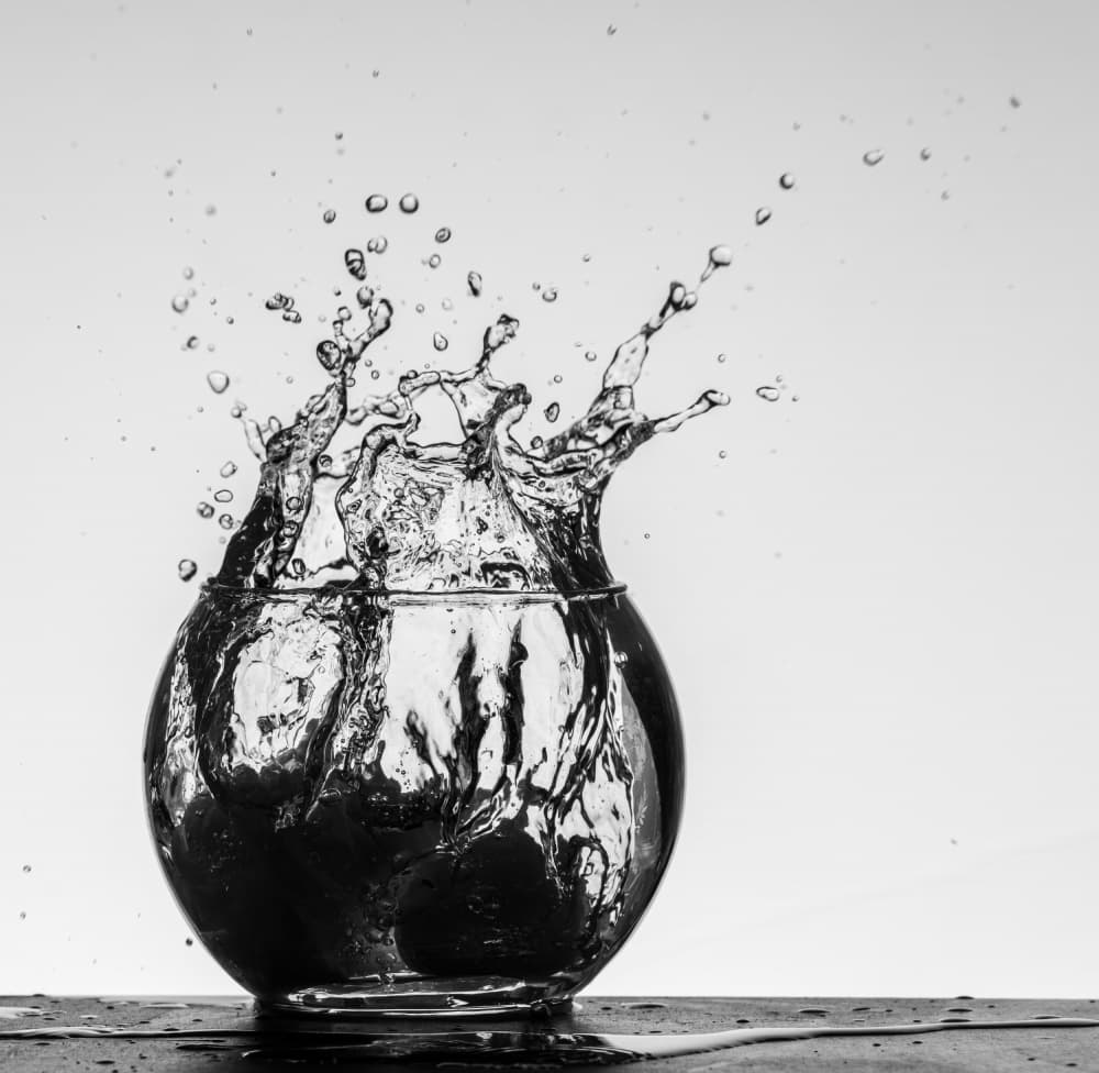 Dynamic Water Splash by hussain alqattan — canvas wall art