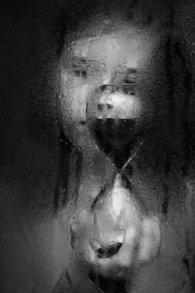 Time Drips On by Mirjam Delrue — canvas wall art