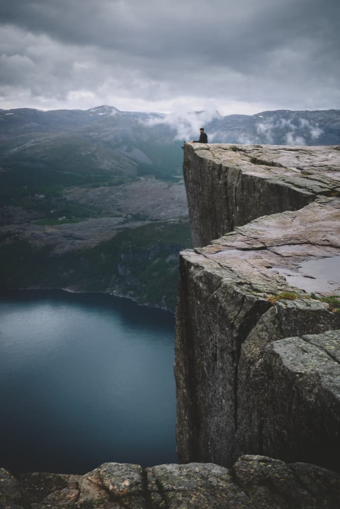 On the edge by Joško Šimic — canvas wall art