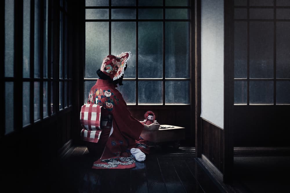 Quiet Kimono Game by Yasuhiro Ujiie — canvas wall art