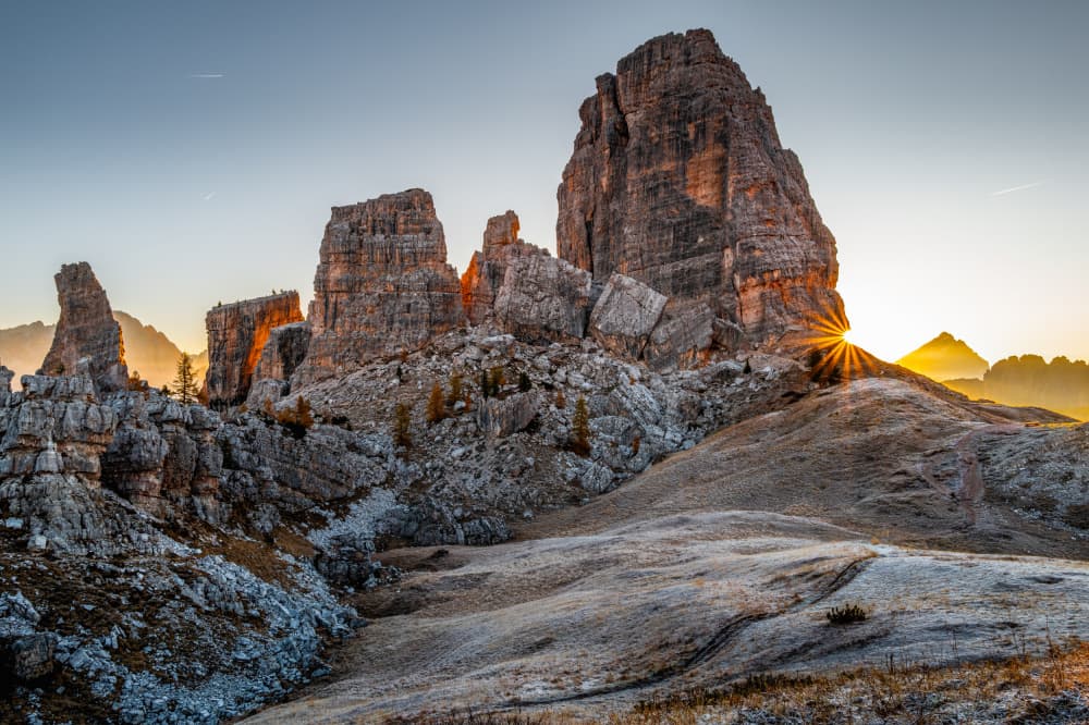 Dolomites Sunrise Peaks by Slawomir Kowalczyk AFRP FIAP IAAP — canvas wall art