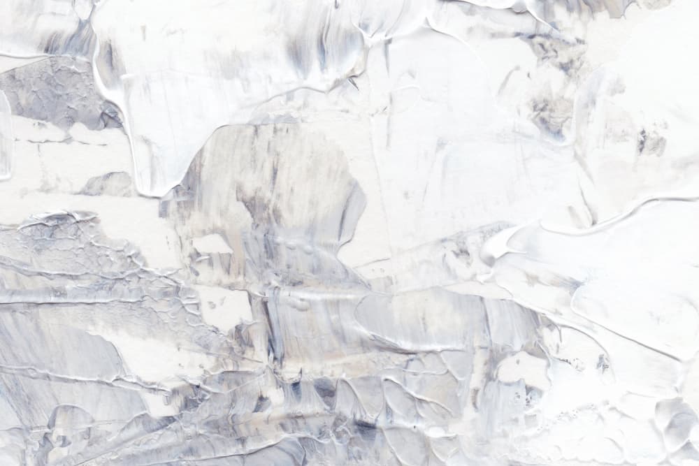 White and Gray Brushstrokes by uplusmestudio — canvas wall art