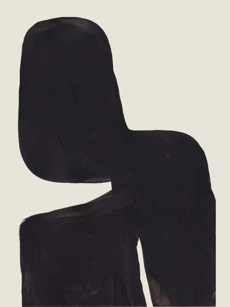 Bold Curvilinear Form by Ejaaz Haniff — canvas wall art