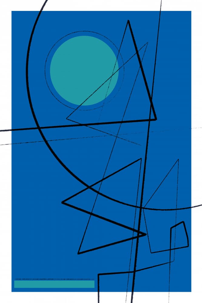 Geometric Symphony by Treechild — canvas wall art