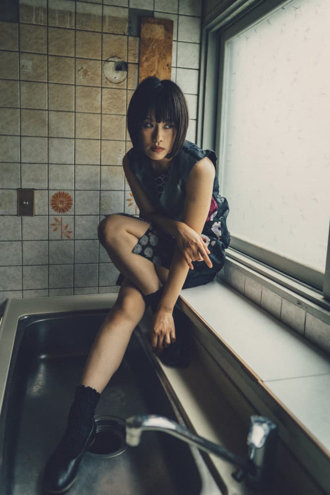 Urban Kitchen Contemplation by Kurosaki Sangan — canvas wall art