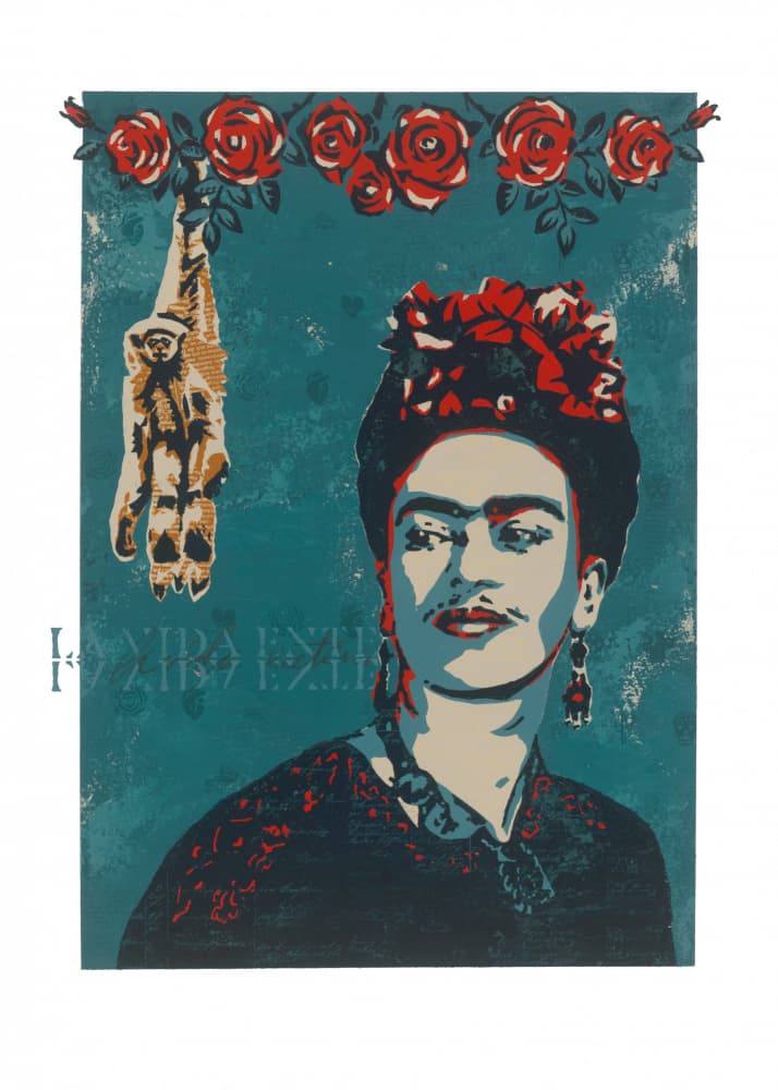 Vibrant Mexican Woman by Pia Lilenthal — canvas wall art