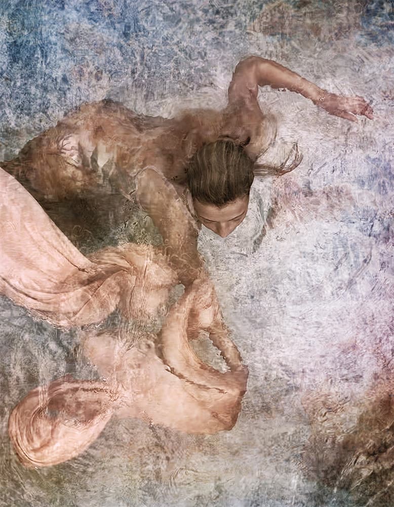 Ethereal Water Dance by miriana — canvas wall art