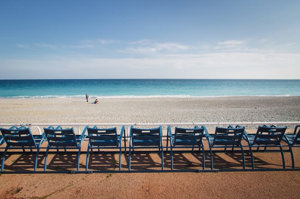 Relaxing Beach Chairs by Paco Palazon — canvas wall art