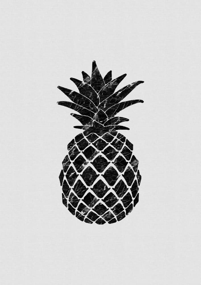 Elegant Pineapple Graphic by Orara Studio — canvas wall art