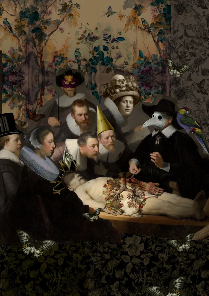 Curious Doctor's Dissection by Pascal Bouchet-Spiegel — canvas wall art