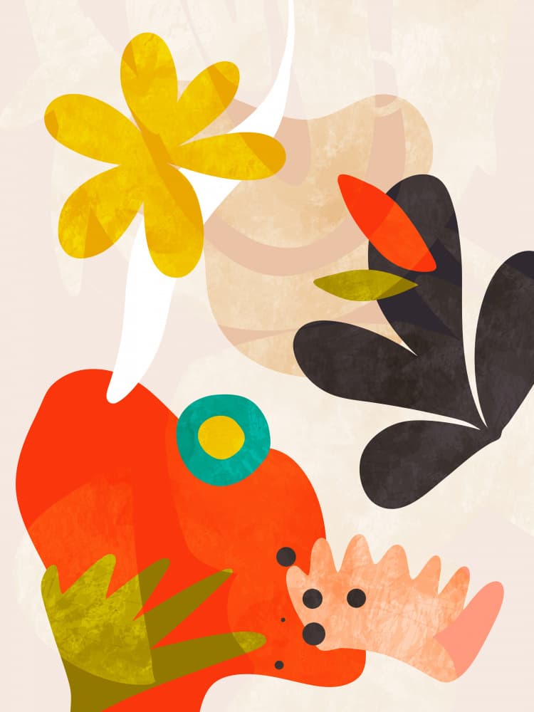 Cutouts Bauhaus Kopie by Ana Rut Bre — canvas wall art