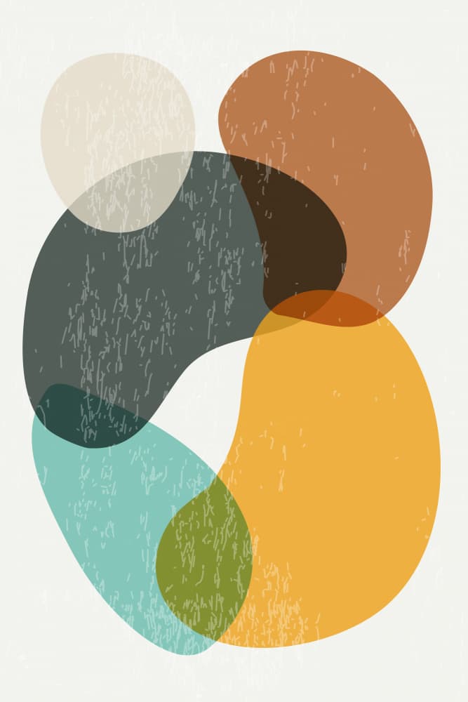 Abstract Organic Shapes by jay stanley — canvas wall art