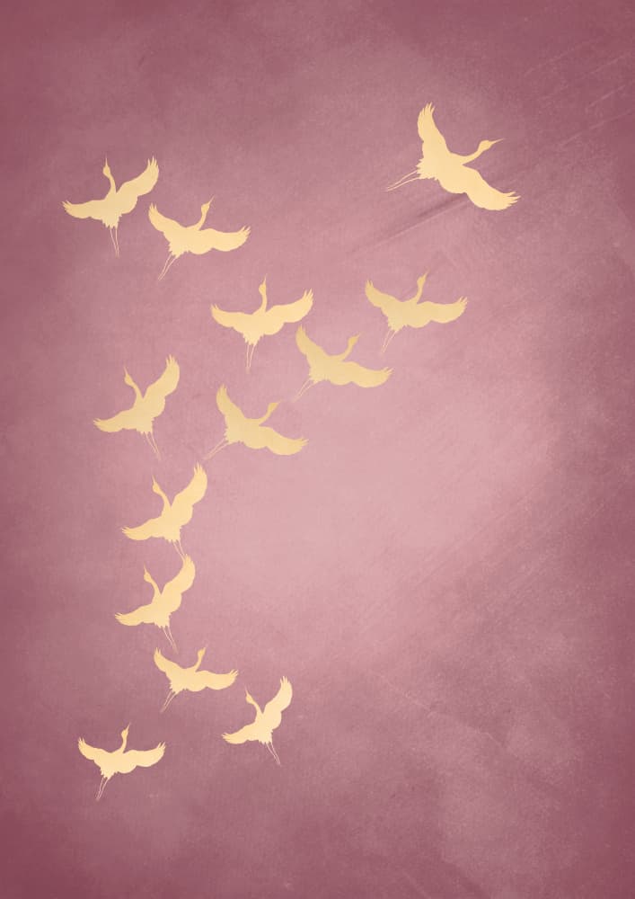 Graceful Golden Flight by Aureous — canvas wall art
