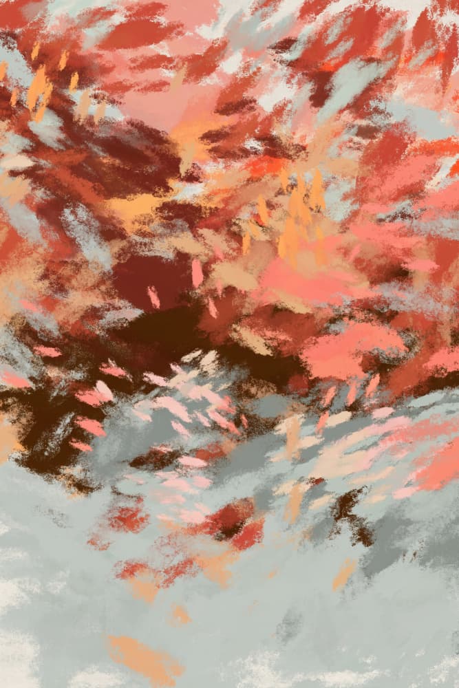 Falling Autumn Leaves by Simona Gocan — canvas wall art