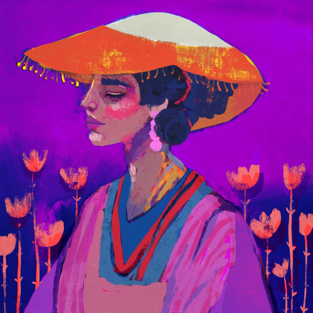 Vibrant Solitude by Treechild — canvas wall art
