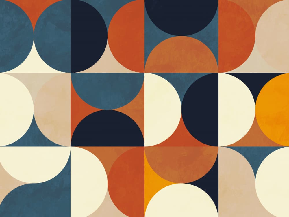 Geometry New12 Marron by Ana Rut Bre — canvas wall art
