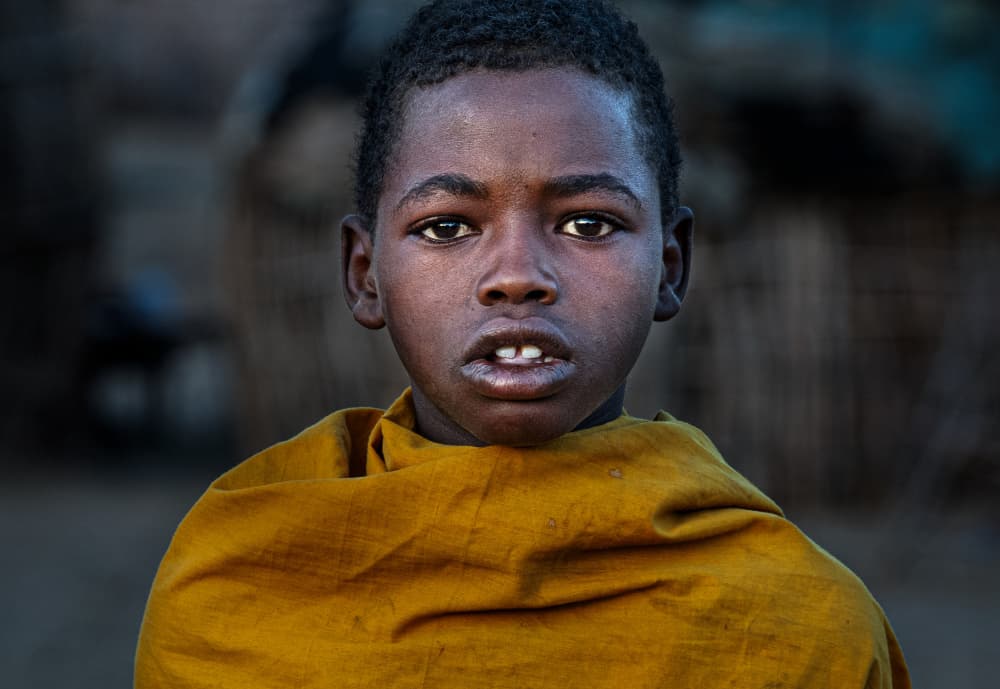 Soulful African Boy by Joxe Inazio Kuesta Garmendia — canvas wall art