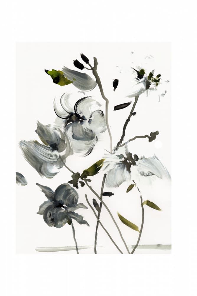 Elegant Abstract Flowers by cartissi — canvas wall art