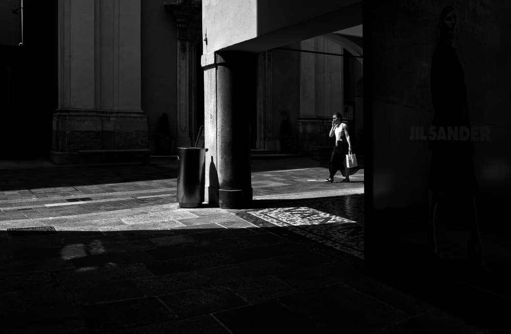 Elegant City Walk by Julien Oncete — canvas wall art