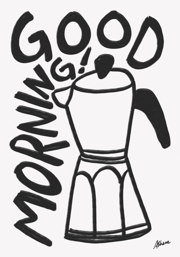Good Morning! by Athene Fritsch — canvas wall art