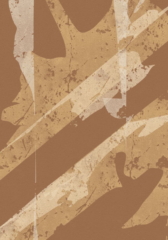 Textured Oak Leaf Abstract by Yuli Saputra — canvas wall art