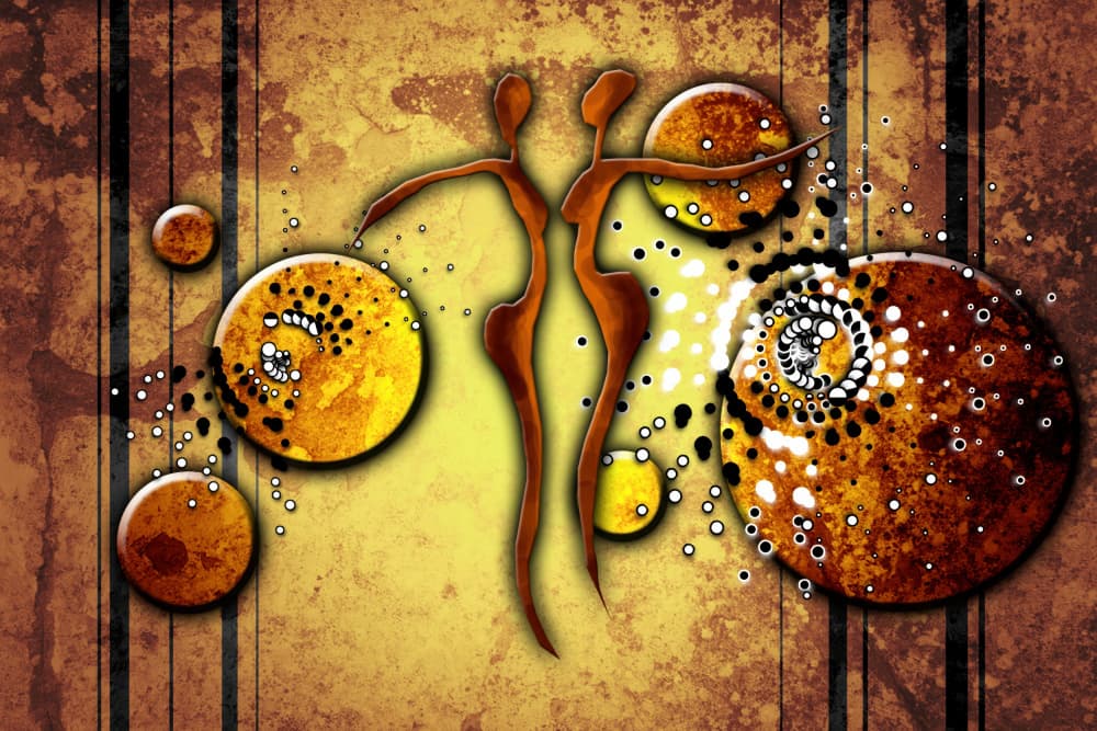Dynamic Abstract Rhythm by Rafal Kulik — canvas wall art