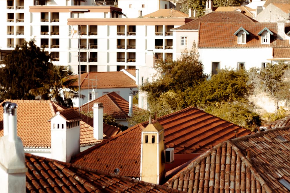 European Rooftop View by Aimee Giles — canvas wall art