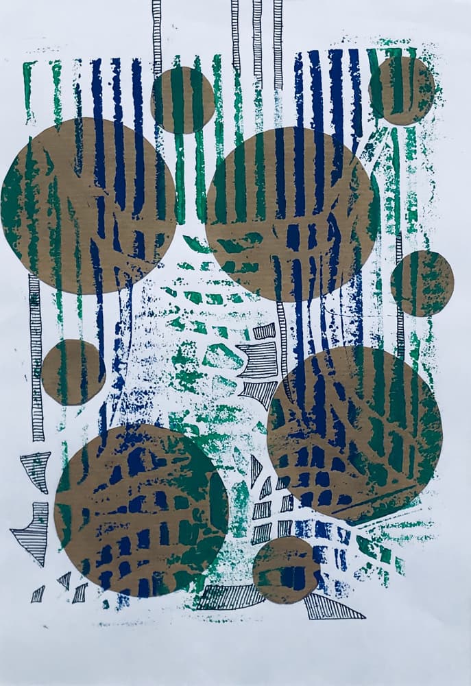 Modern Pattern Play by kellymariesmith — canvas wall art