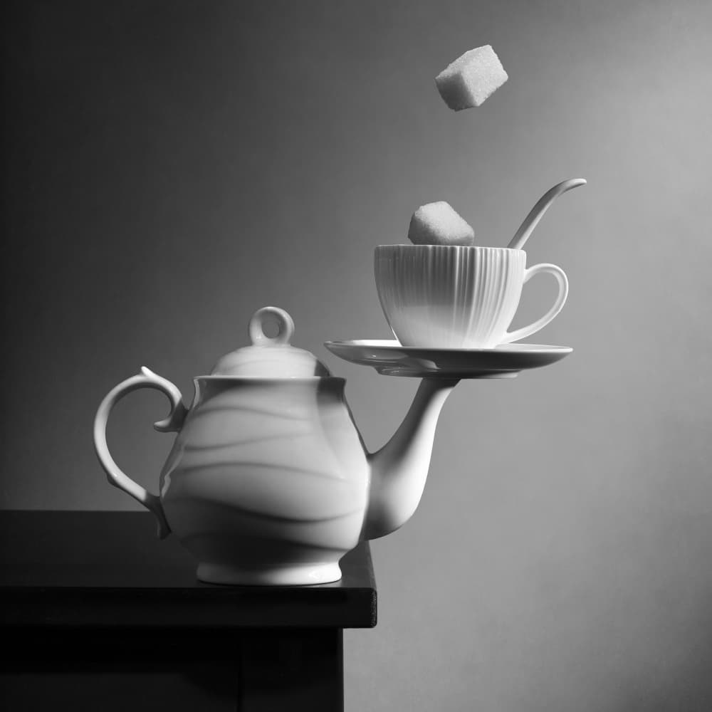 Tea Time Magic by Victoria  Glinka — canvas wall art