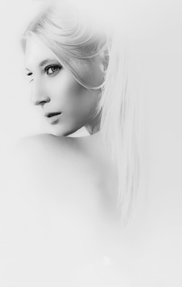 Dreamy Blonde Portrait by Toni Fidanza — canvas wall art
