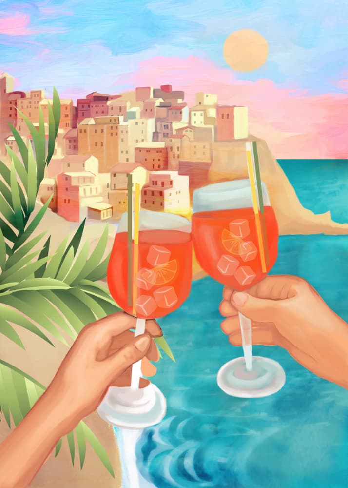 Cheers Coastal Sunset