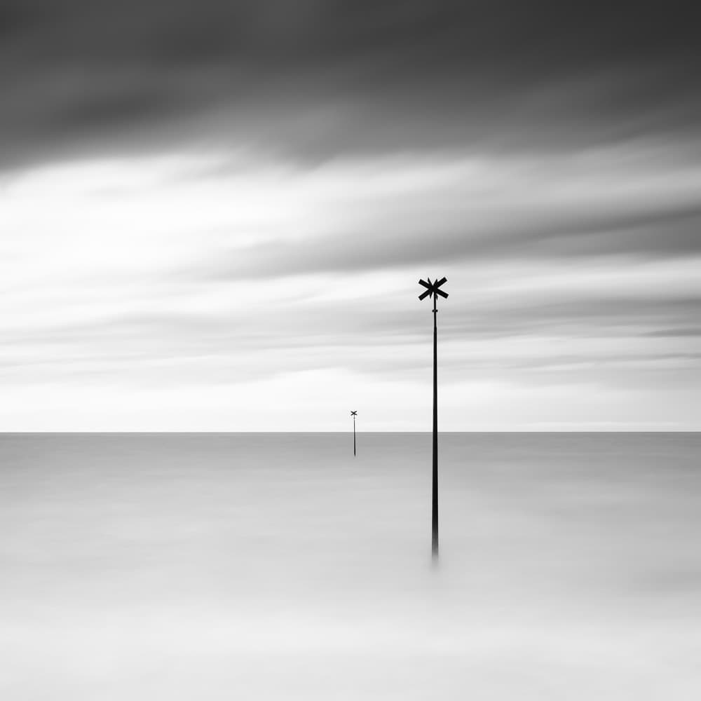 Serene Ocean Markers by Christophe Staelens — canvas wall art