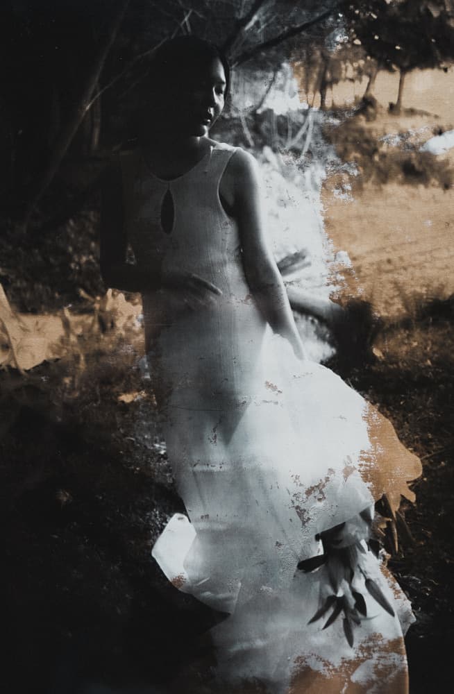 Ethereal Woman In Forest by Kurosaki Sangan — canvas wall art