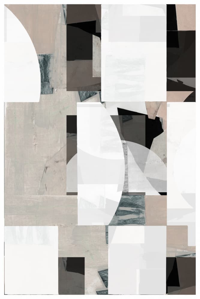 Abstract Neutral Shapes by cartissi — canvas wall art