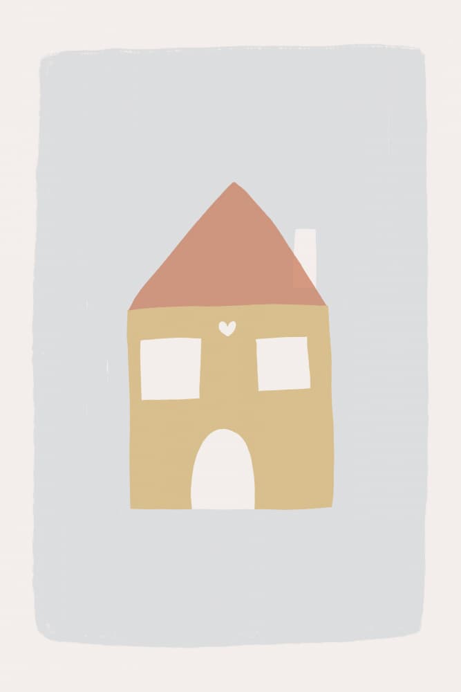 Cozy Little House by Menina Lisboa — canvas wall art