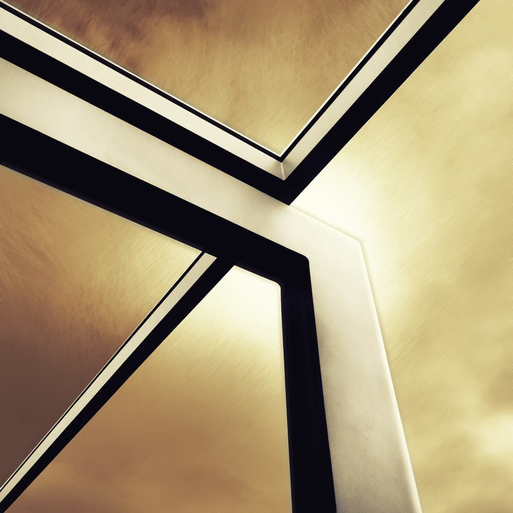 Golden Geometric Light by Marc Huybrighs — canvas wall art