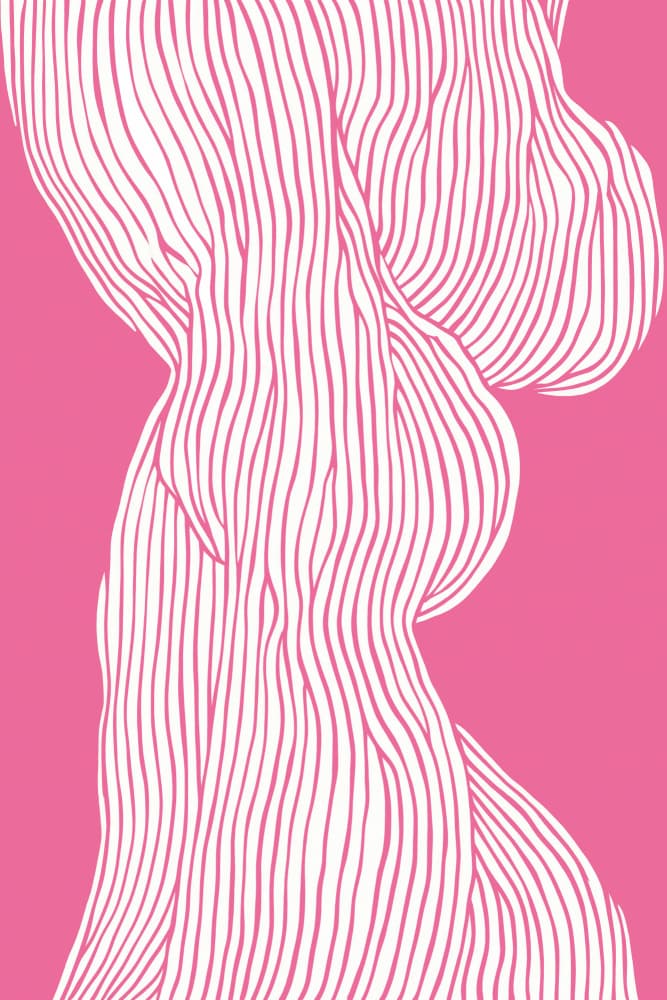 Flowing Curves by Treechild — canvas wall art