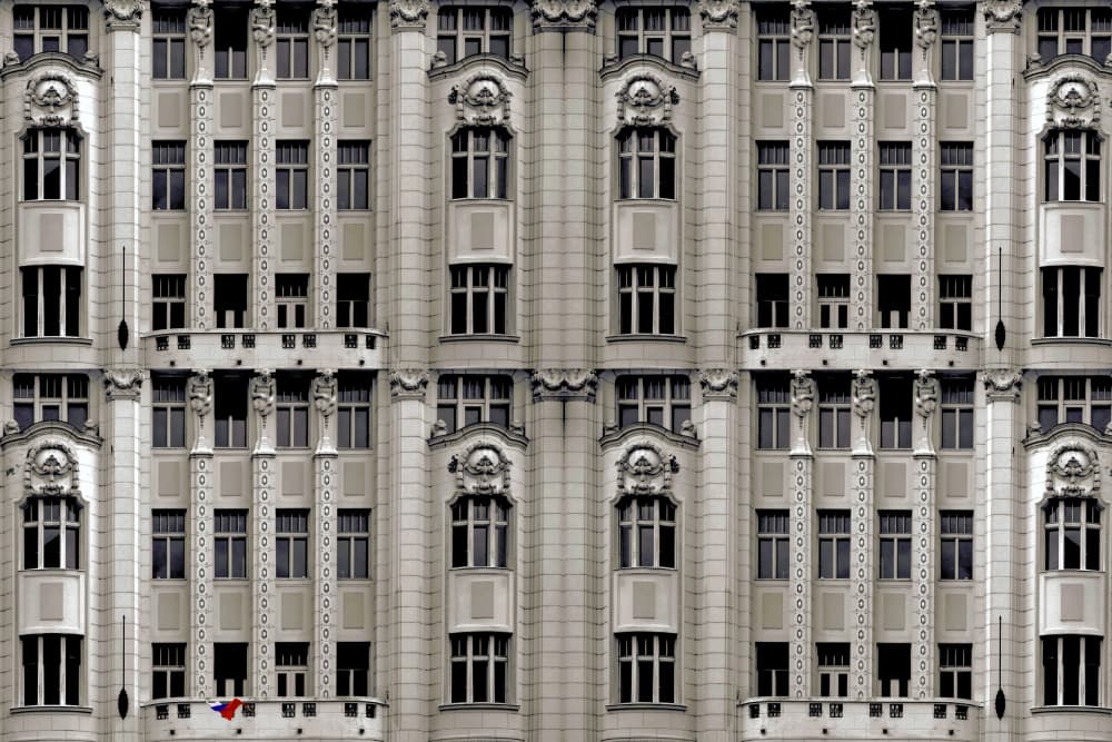 Ornate Building Facade by Miro Susta — canvas wall art