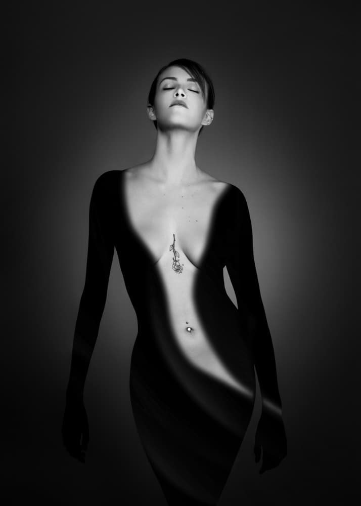 Dramatic Nude Light by Giorgia Corniola — canvas wall art