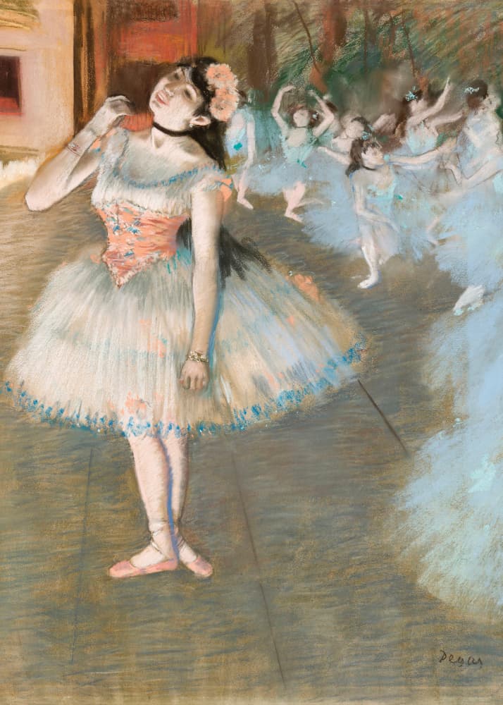 The Star by Edgar Degas — canvas wall art